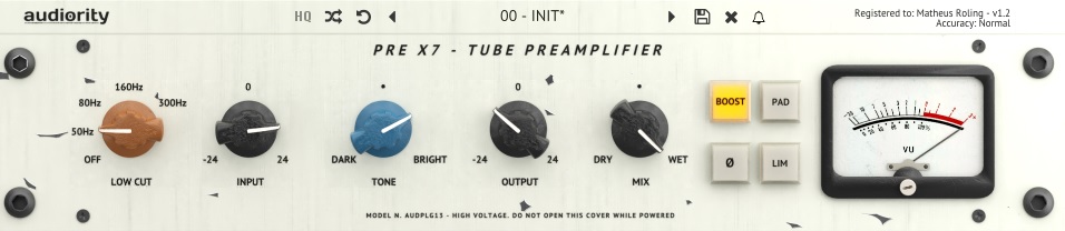 Audiority Pre X7 - Tube Preamplifier